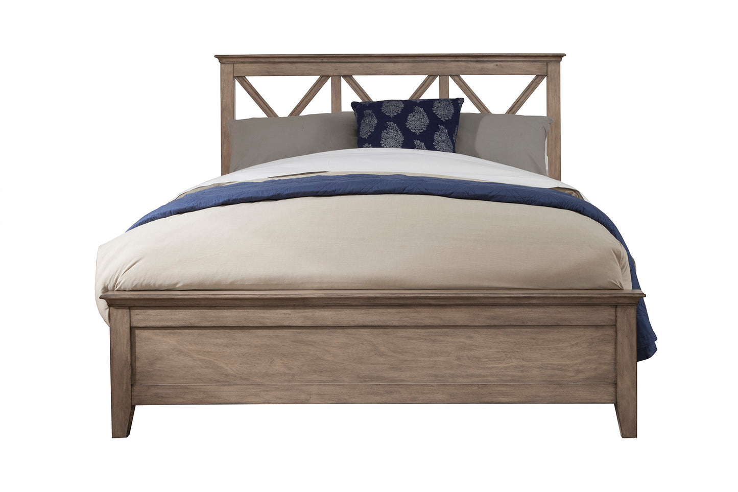 Potter Full Size Panel Bed, French Truffle