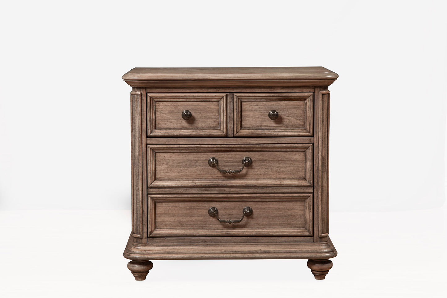 Melbourne 2 Drawer Nightstand, French Truffle