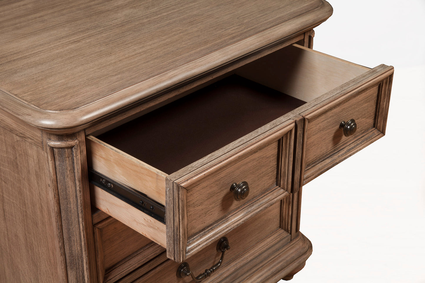 Melbourne 2 Drawer Nightstand, French Truffle