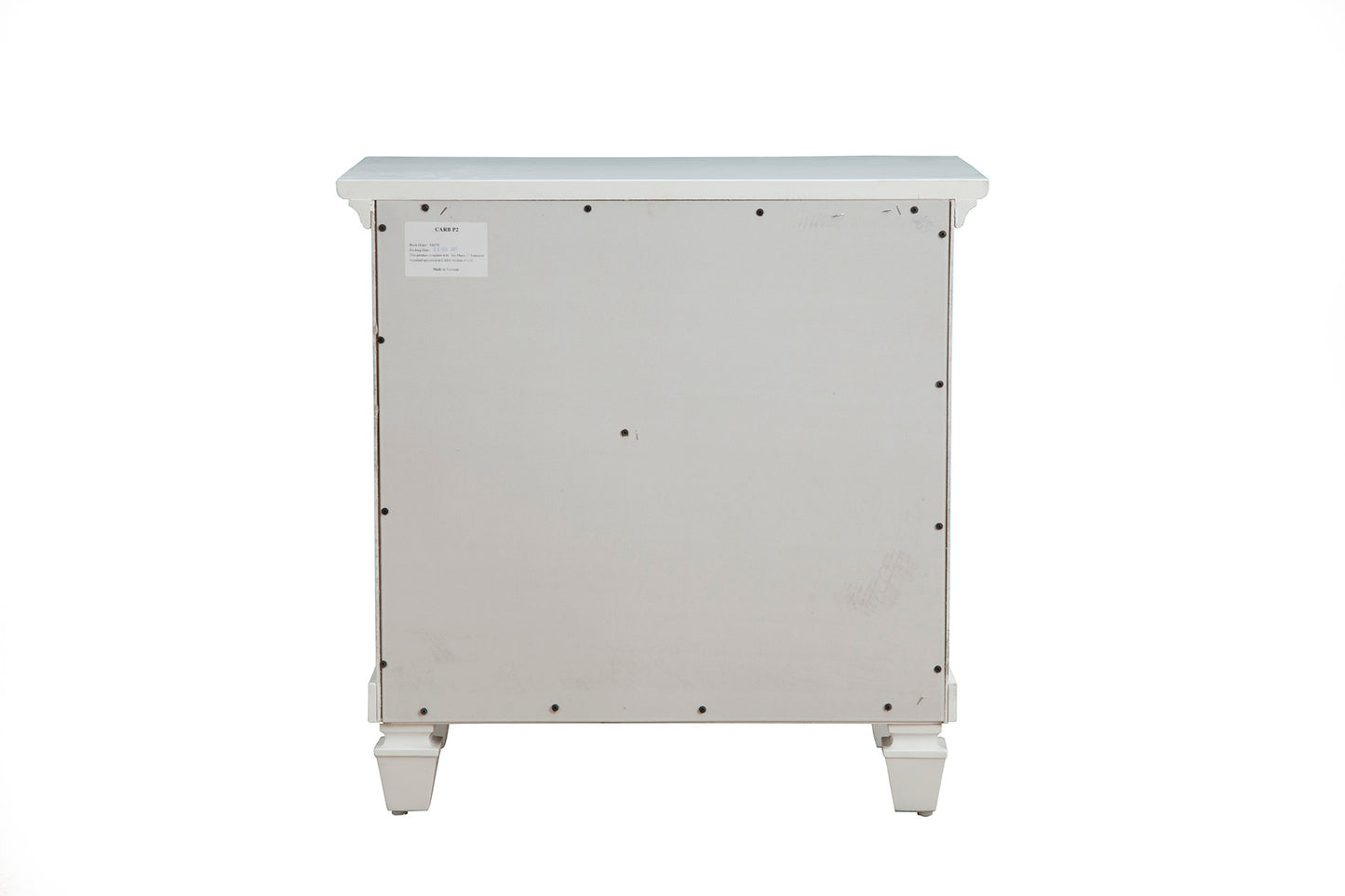 Winchester 3 Drawer Nightstand, White