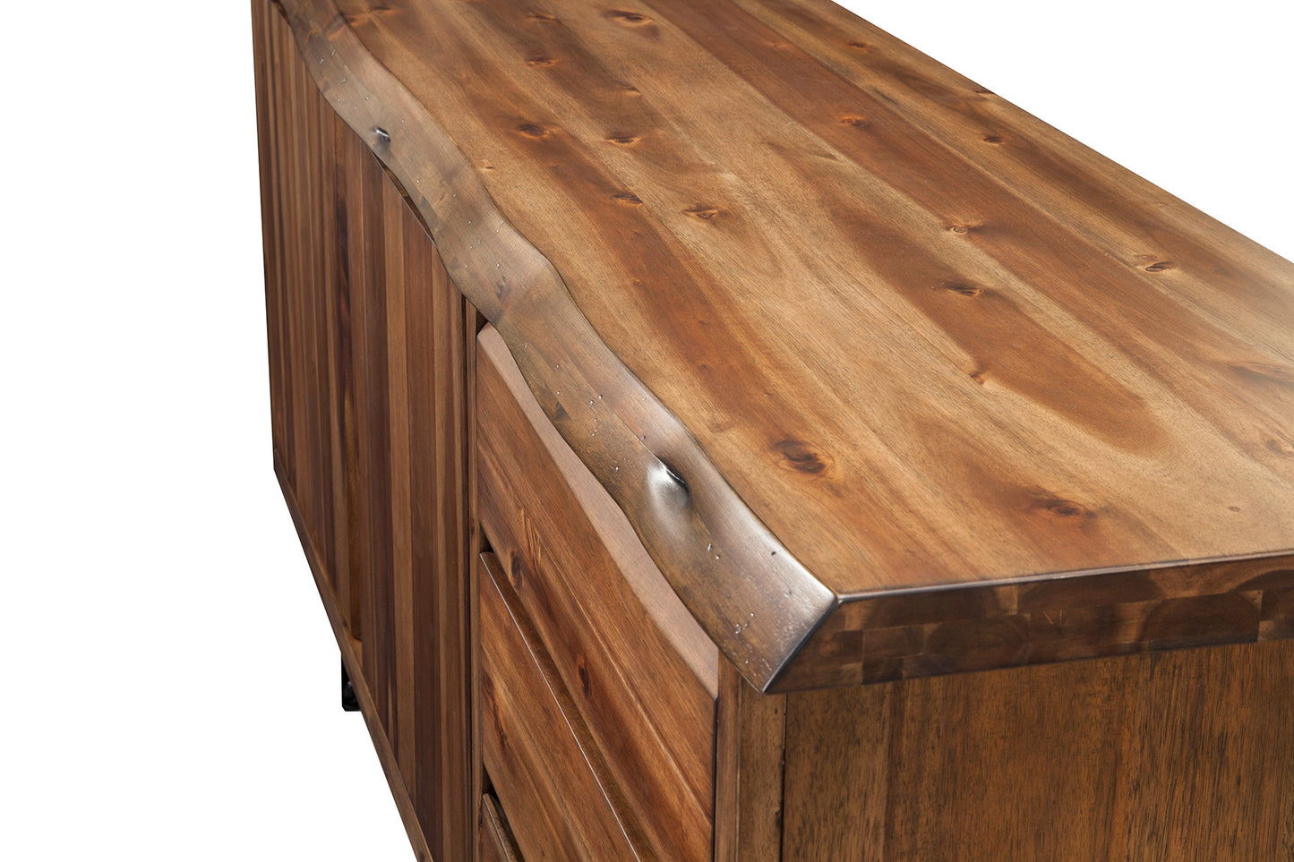 Live Edge Server, Light Walnut