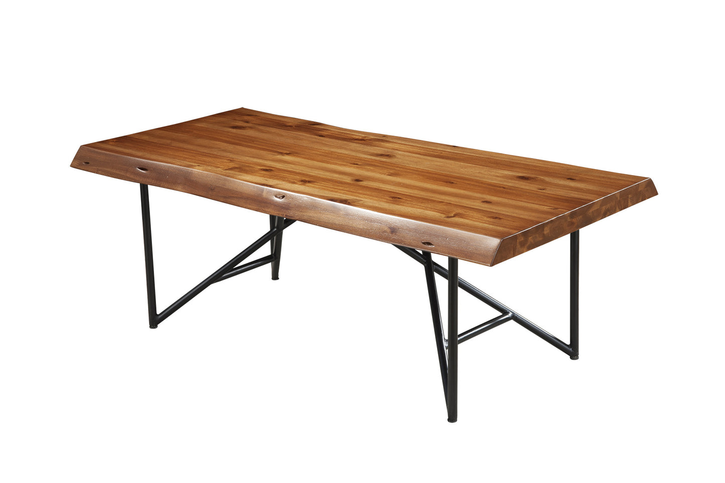 Live Edge Coffee/Cocktail Table, Light Walnut