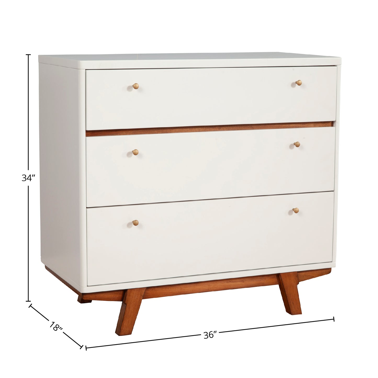 Dakota 3 Drawer Small Chest