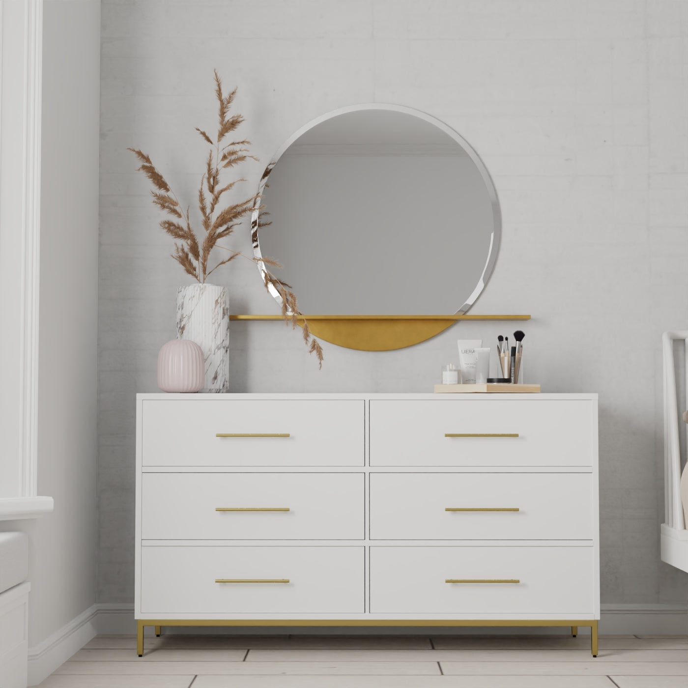 Madelyn Six Drawer Dresser