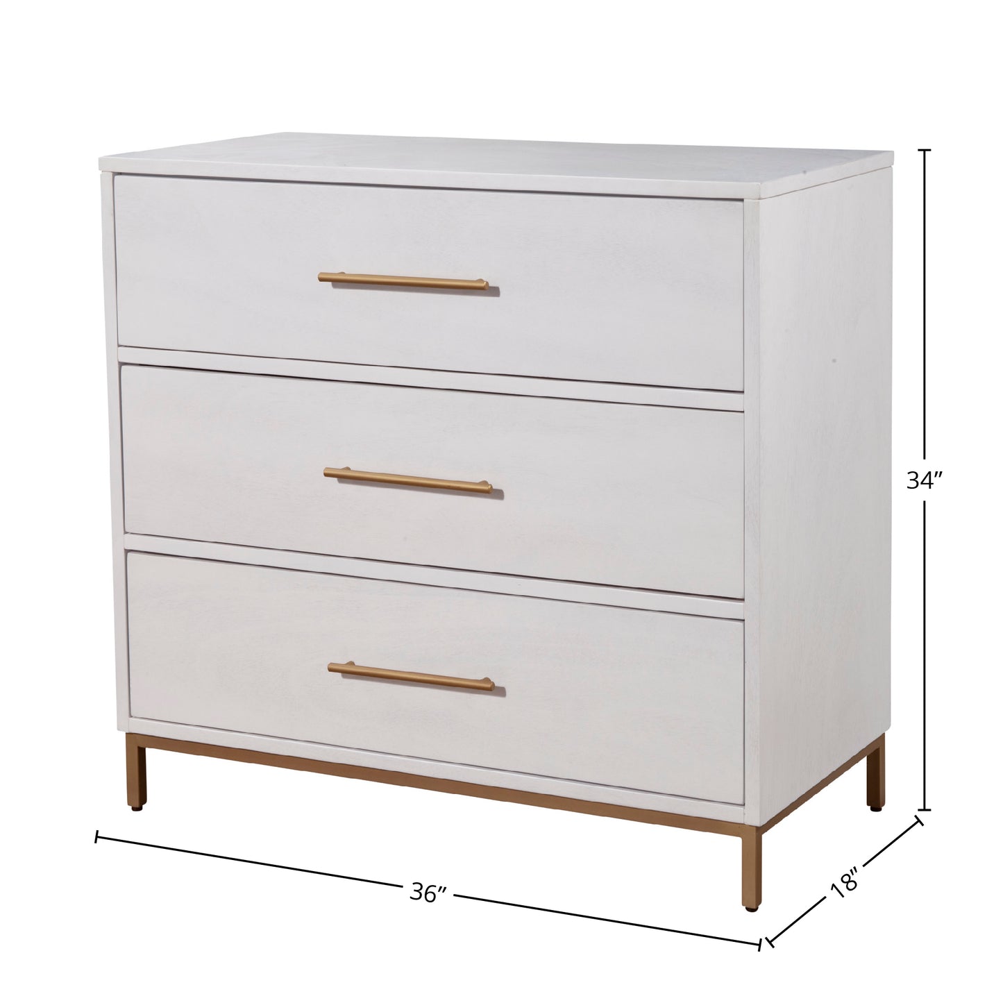 Madelyn Three Drawer Small Chest