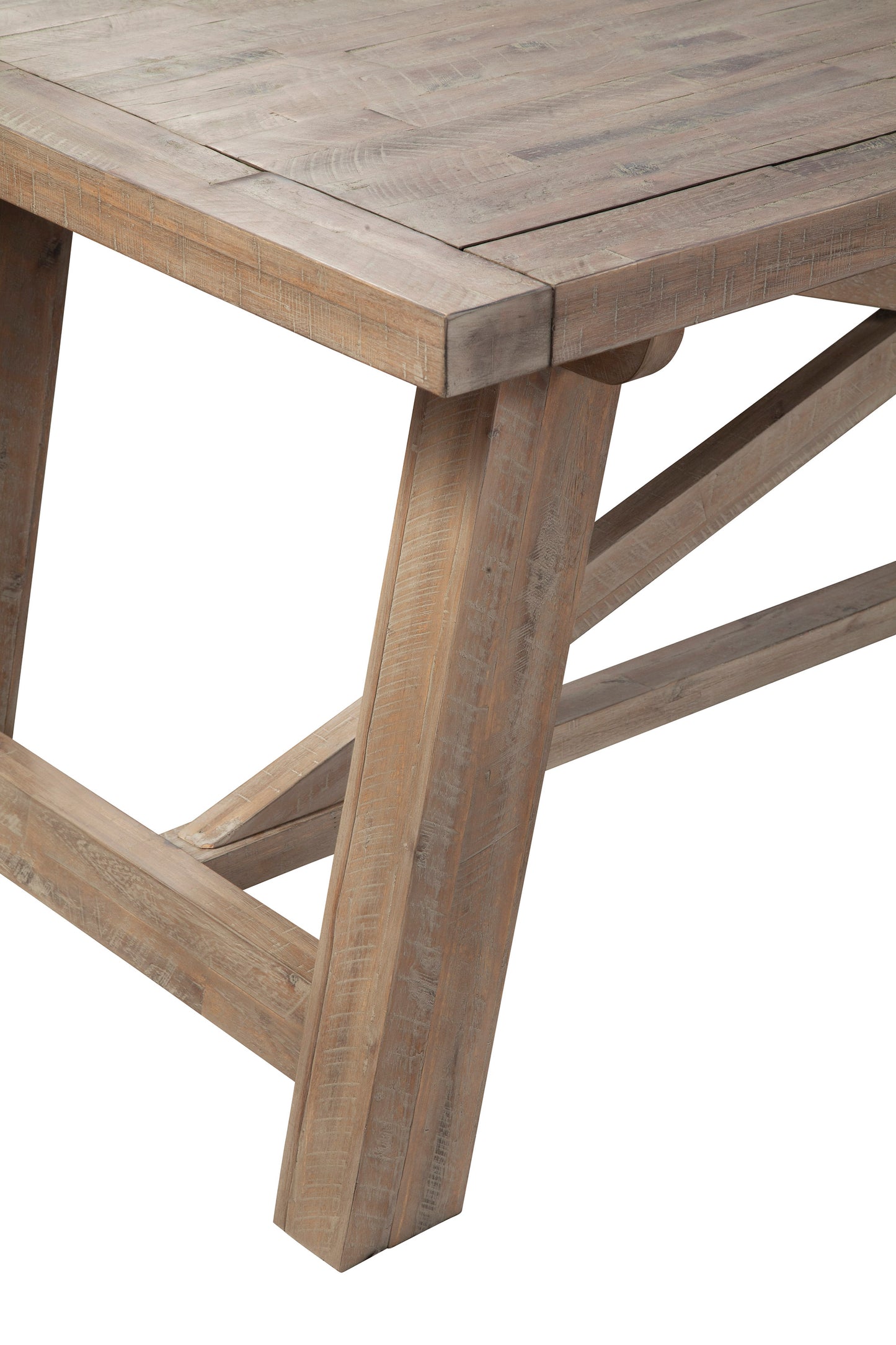Newberry Extension Dining Table, Weathered Natural