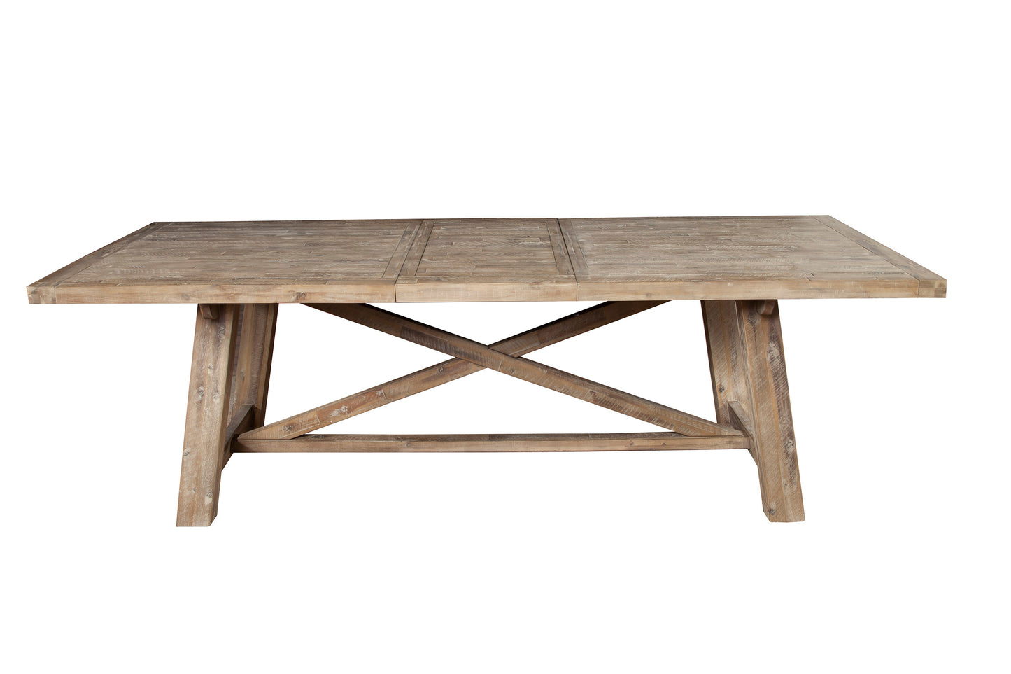 Newberry Extension Dining Table, Weathered Natural