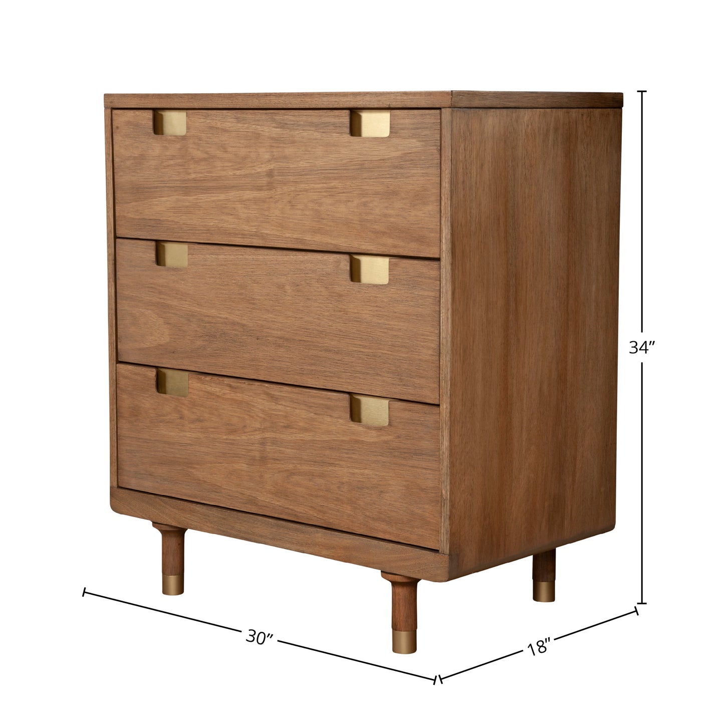Easton Three Drawer Small Chest