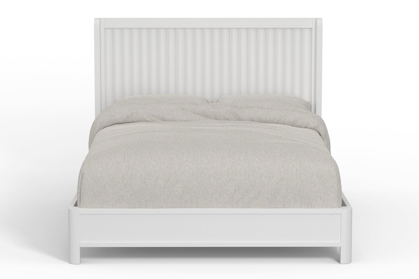Stapleton Standard King Panel Bed, White