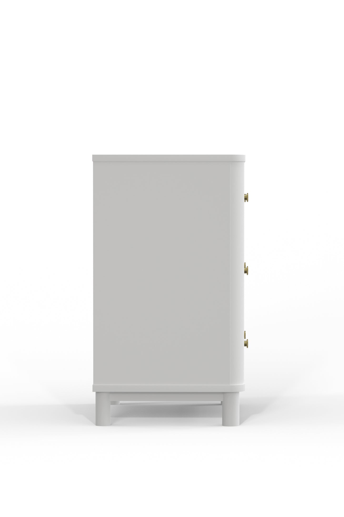 Stapleton 3 Drawer Small Chest, White