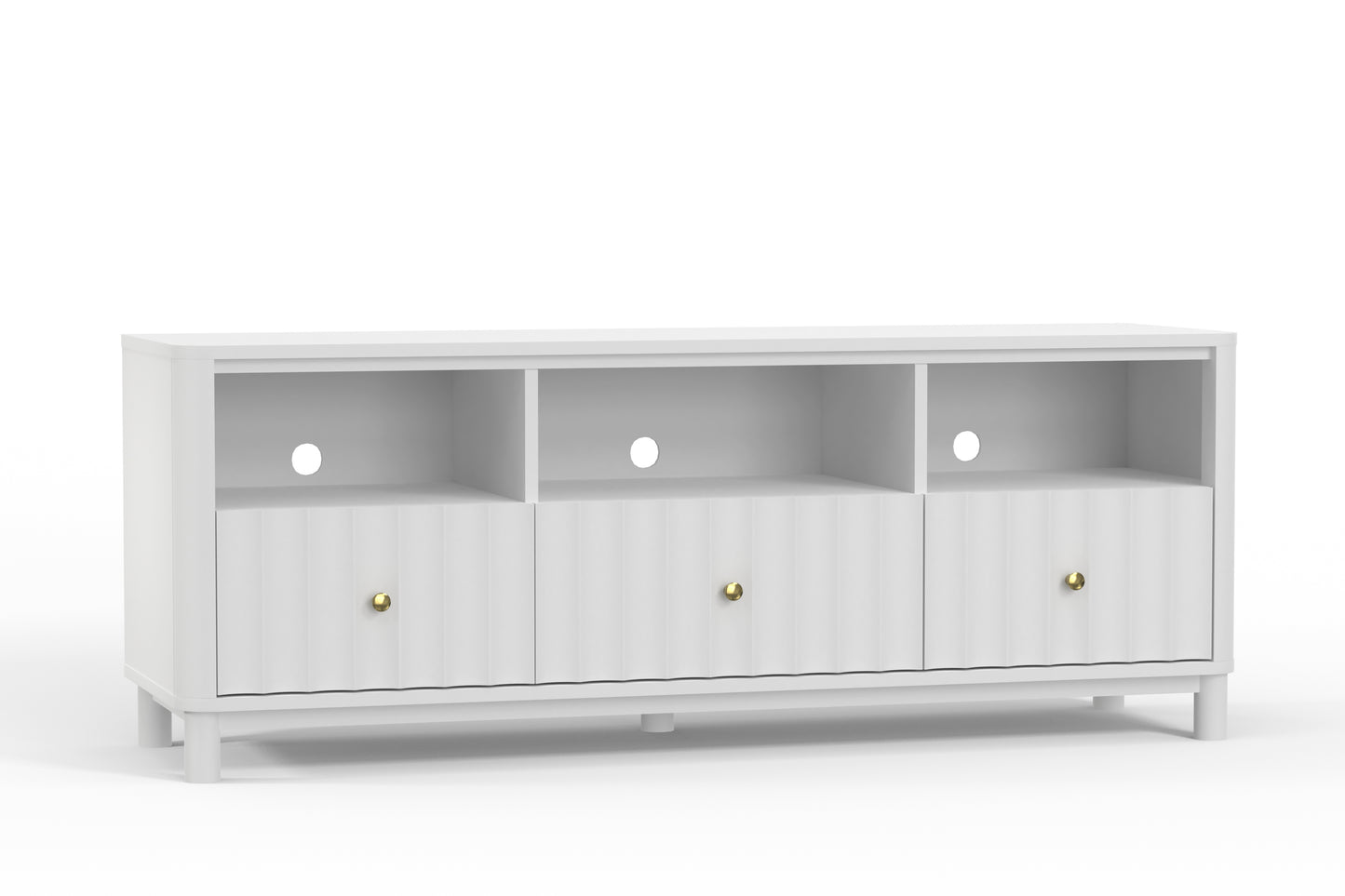 Stapleton TV Console, White