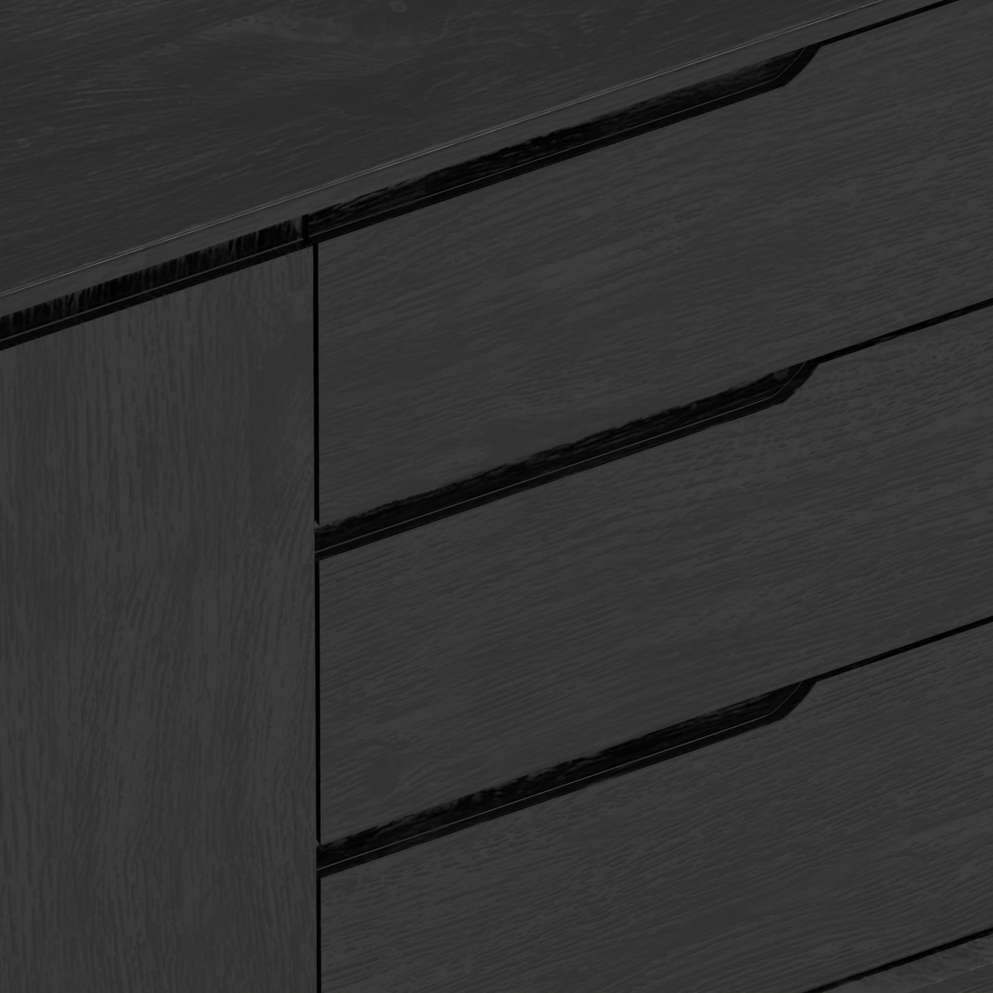 Cove Server, Vintage Black