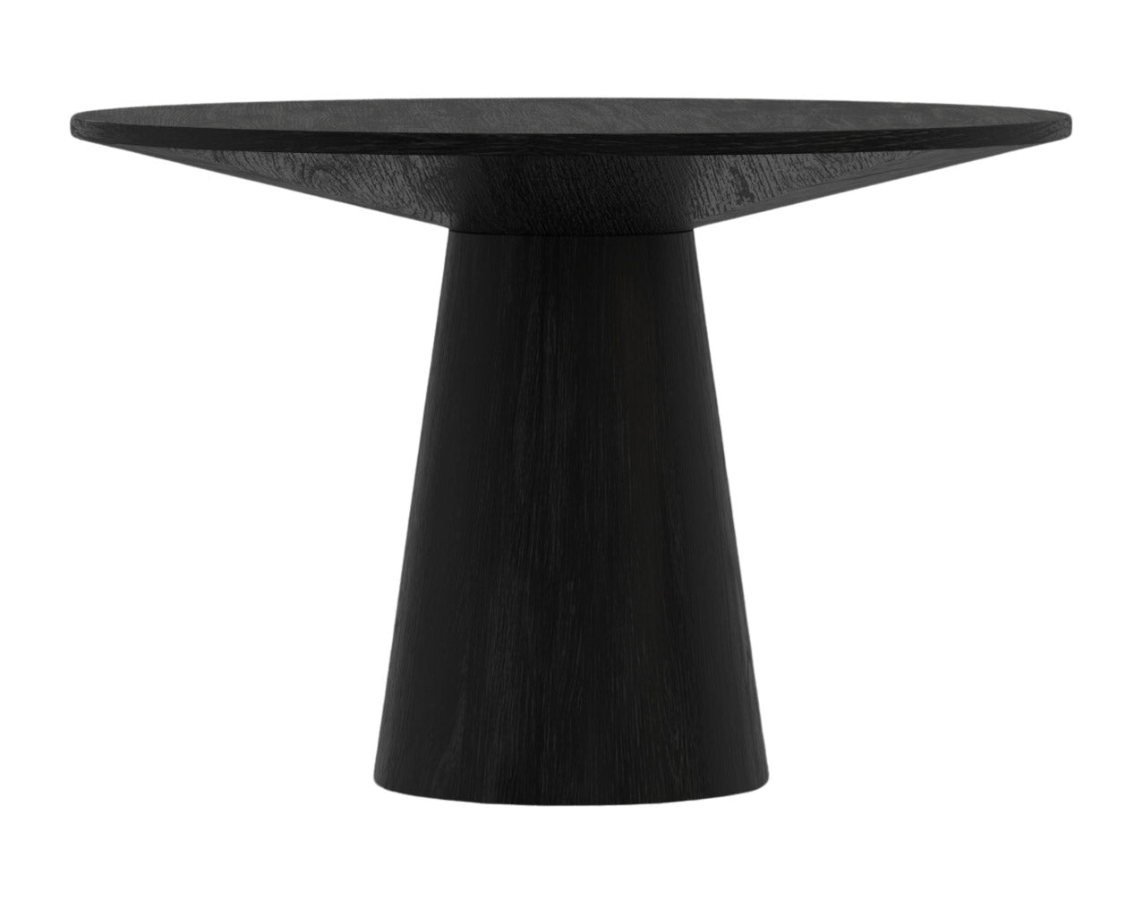 Cove Round 47" Dining Table, Vintage Black