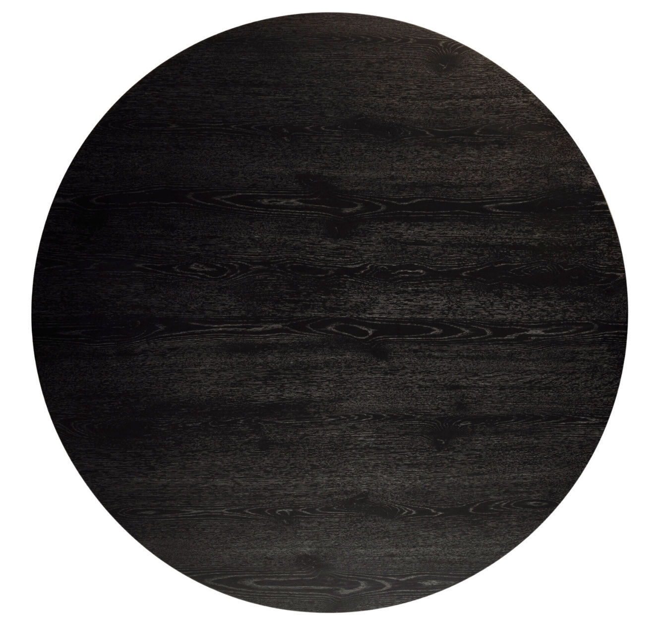 Cove Round 47" Dining Table, Vintage Black