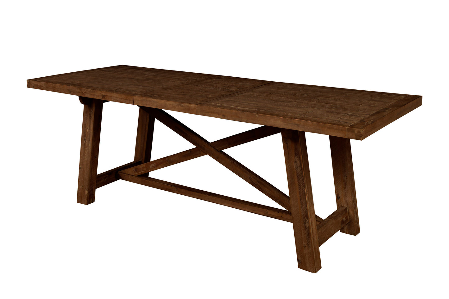 Newberry Rectangular Dining Table, Medium Brown