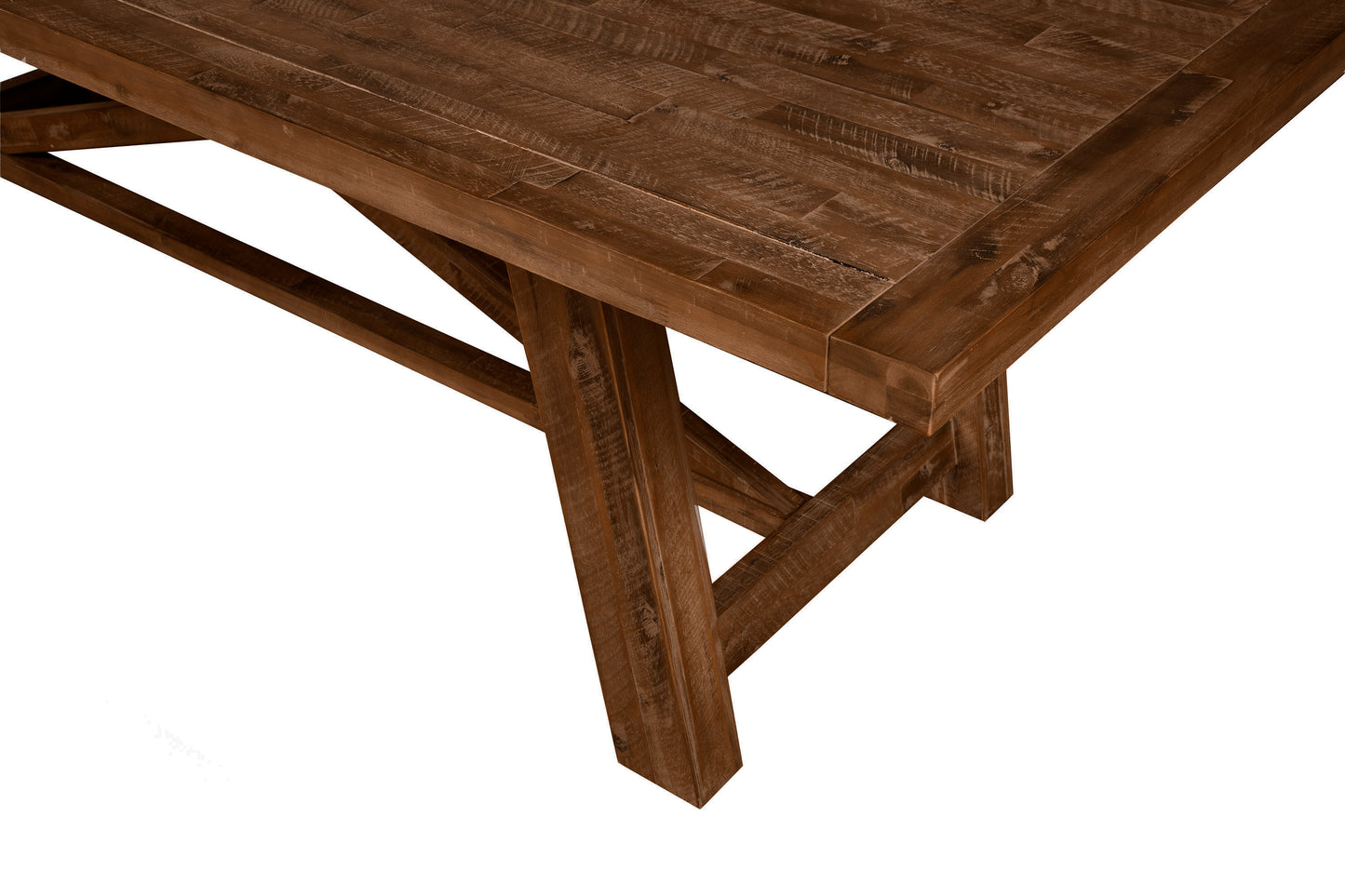 Newberry Rectangular Dining Table, Medium Brown