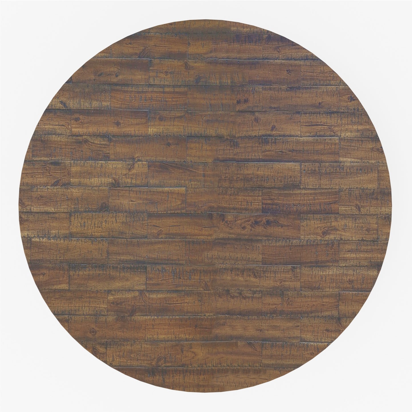 Newberry Round Dining Table, Medium Brown