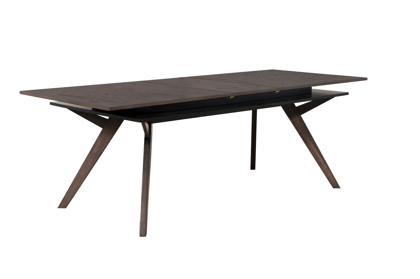 Lennox Rectangular Extension Dining Table, Dark Tobacco