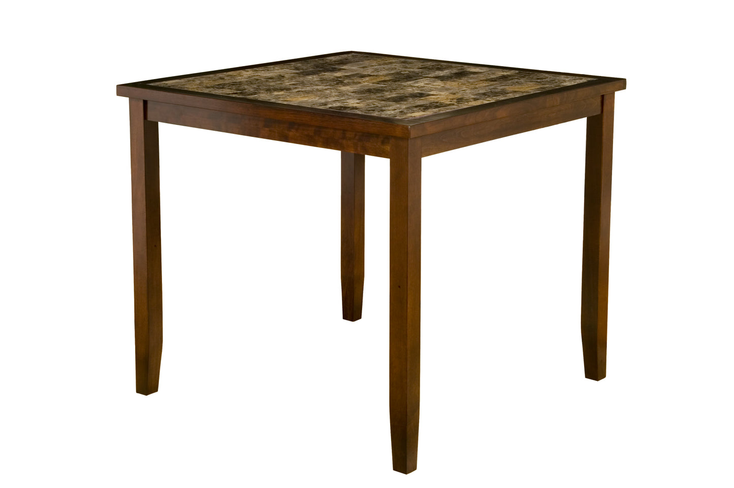 Capitola Faux Marble 5 Piece Pub Set, Espresso