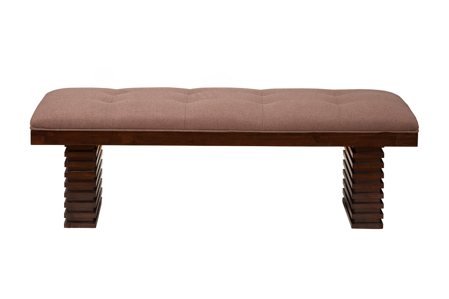 Trulinea Upholstered Dining Bench, Dark Espresso
