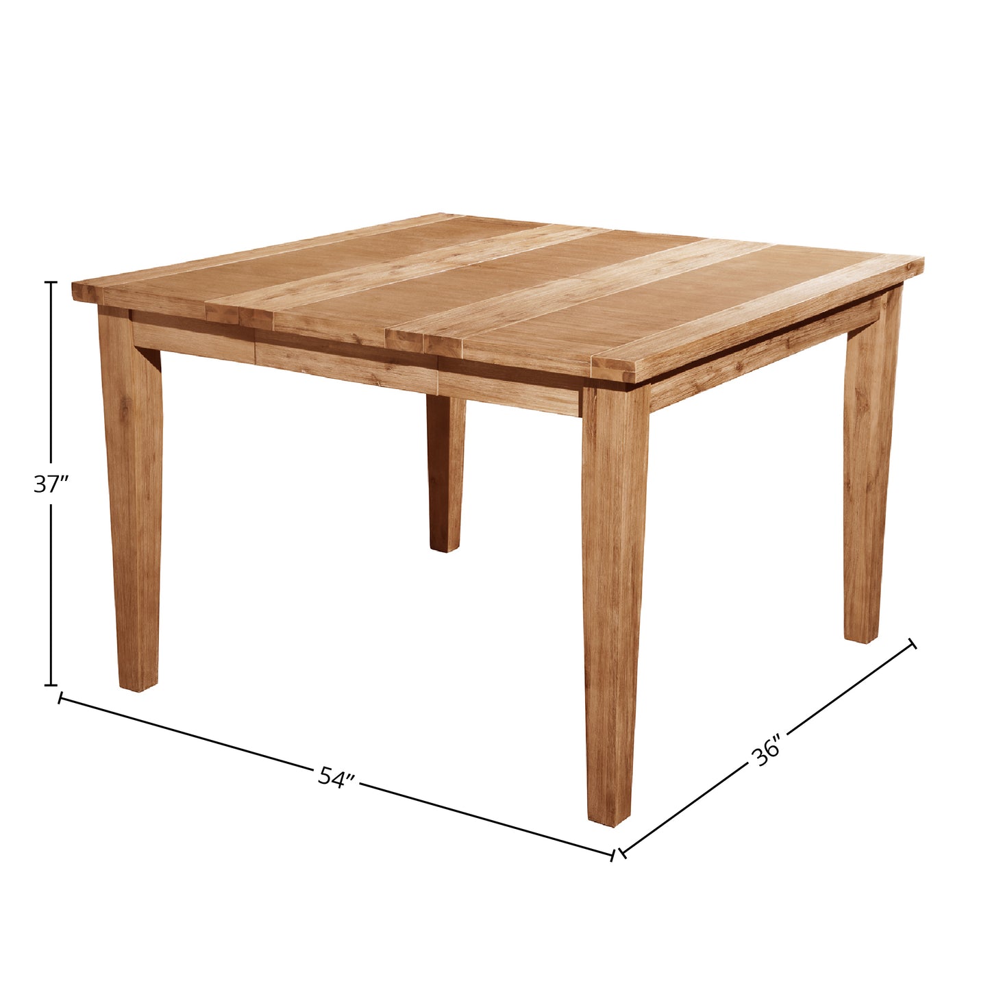 Aspen Extension Pub Table w/Butterfly Leaf, Antique Natural