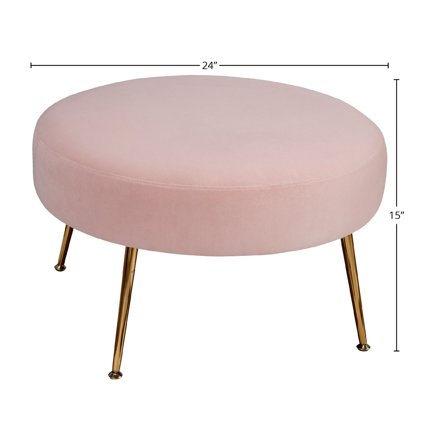 Rebecca Footstool, Pink