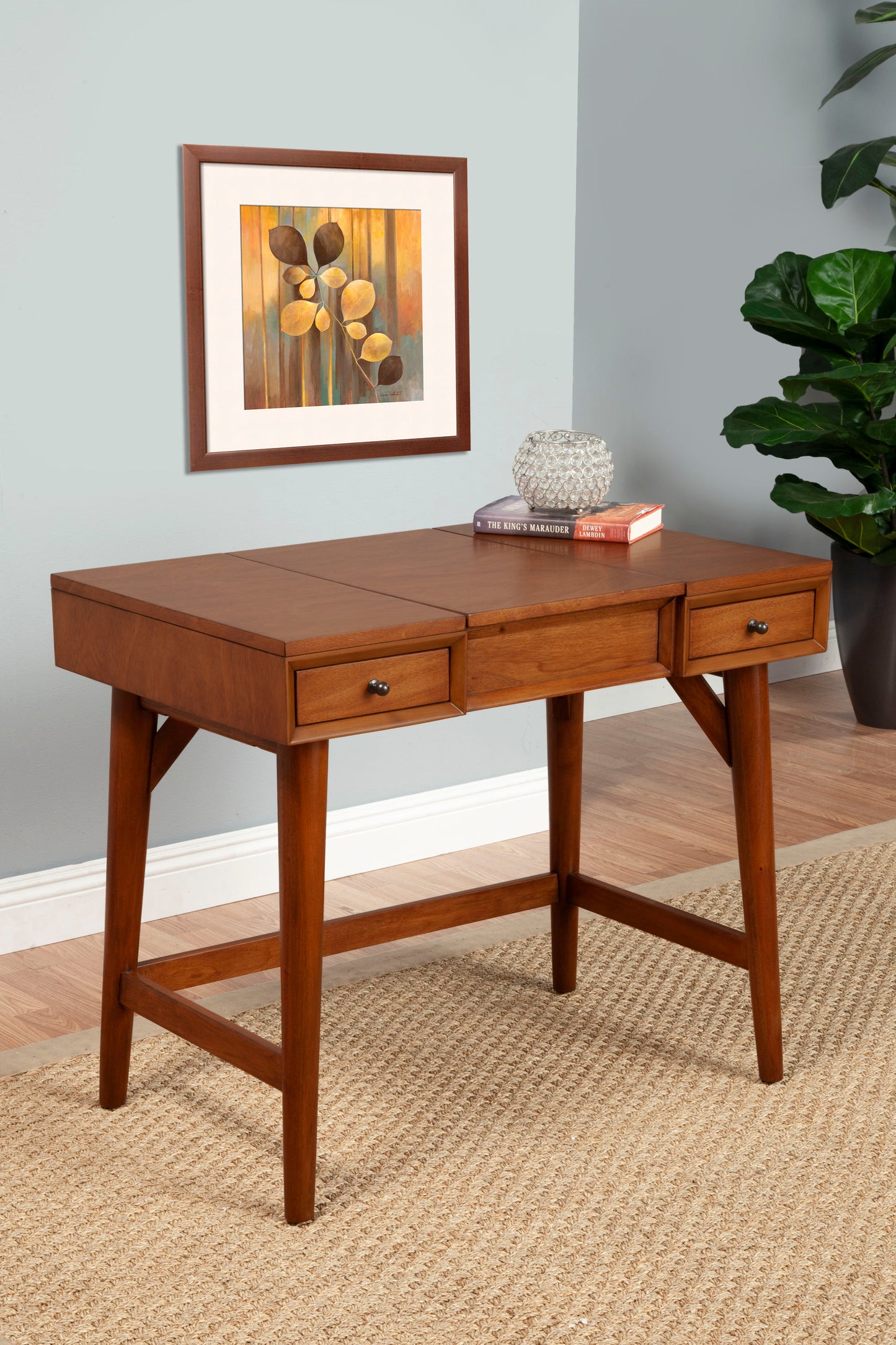 Flynn Bedroom Vanity, Chestnut