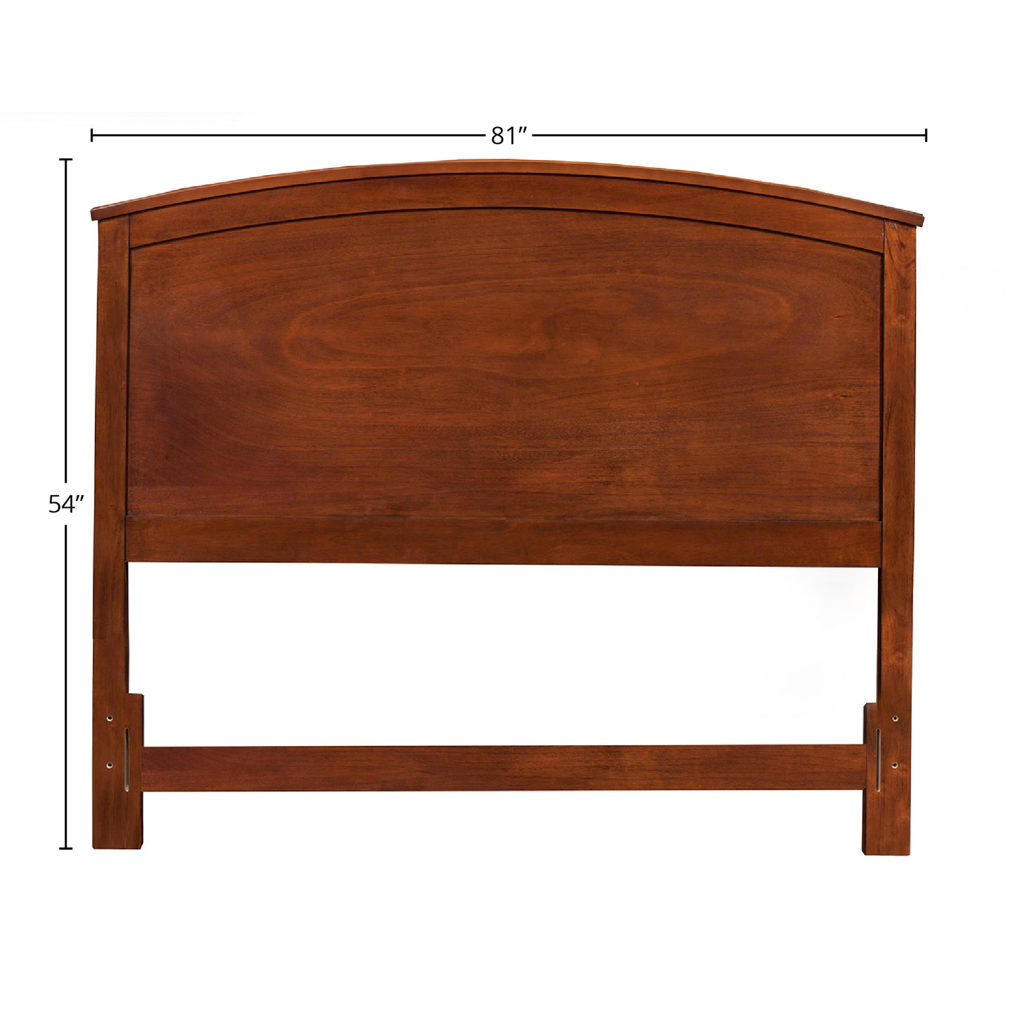 Baker Standard King Panel Bed, Mahogany