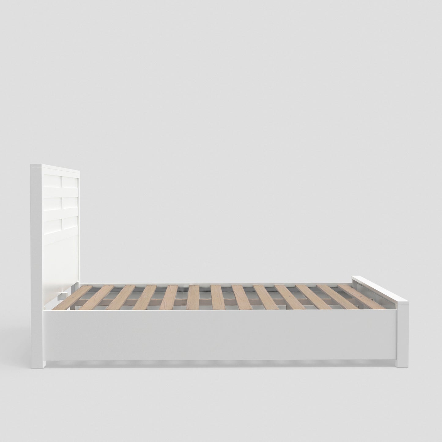Carmel Full Size Storage Bed, White