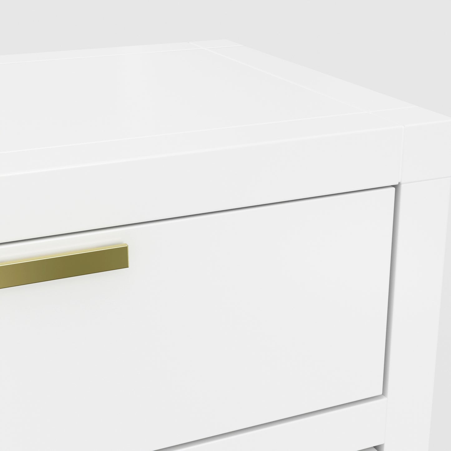 Carmel 2 Drawer Nightstand, White