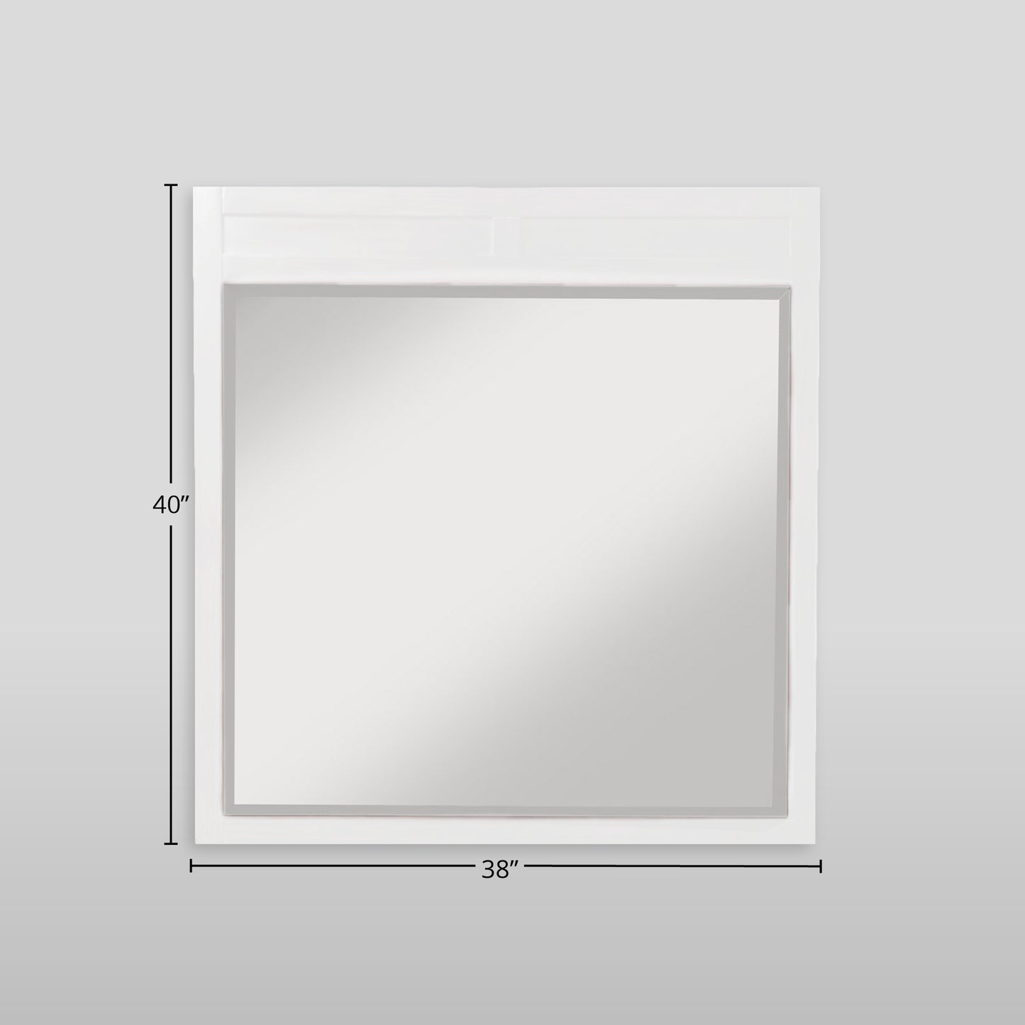 Carmel Mirror, White