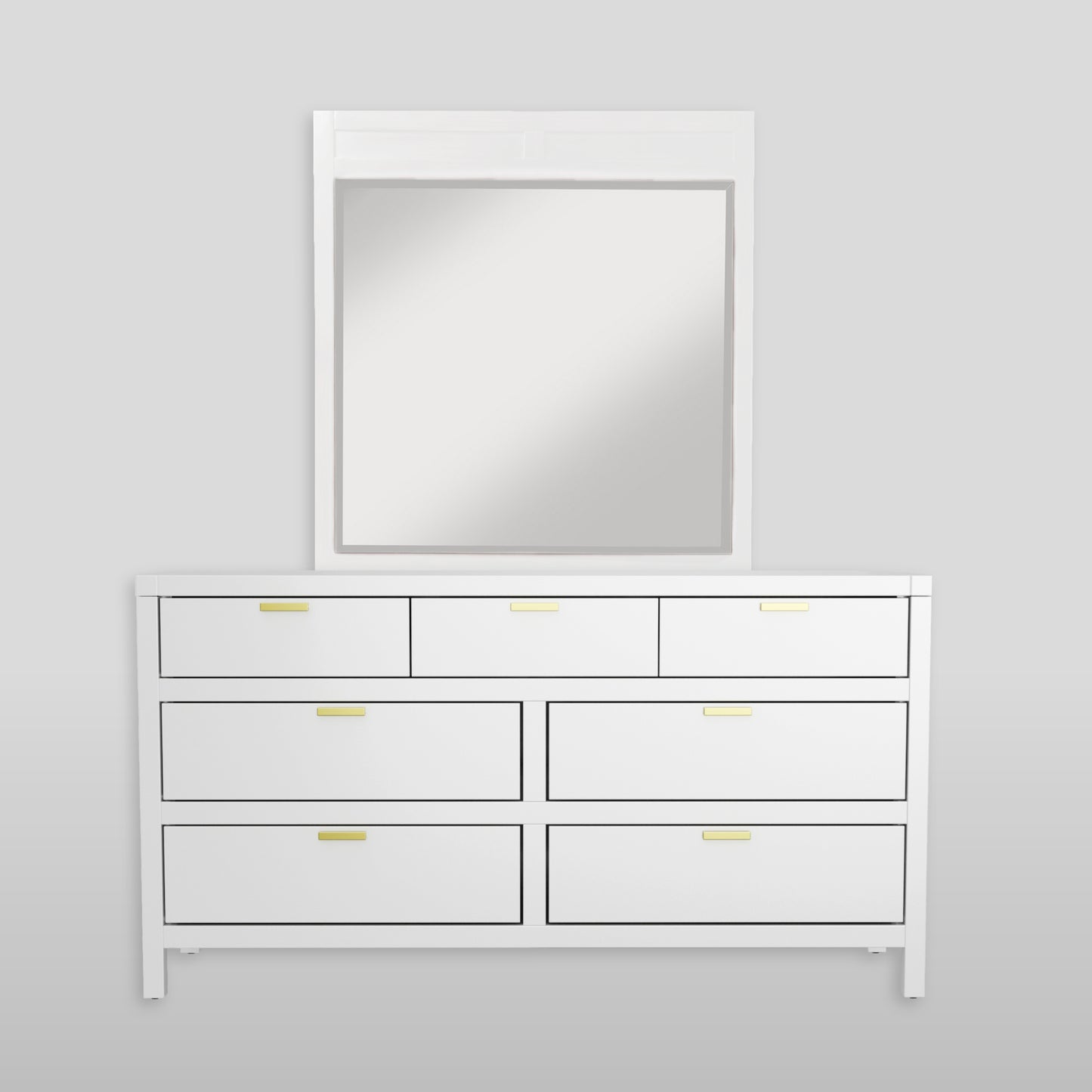 Carmel Mirror, White