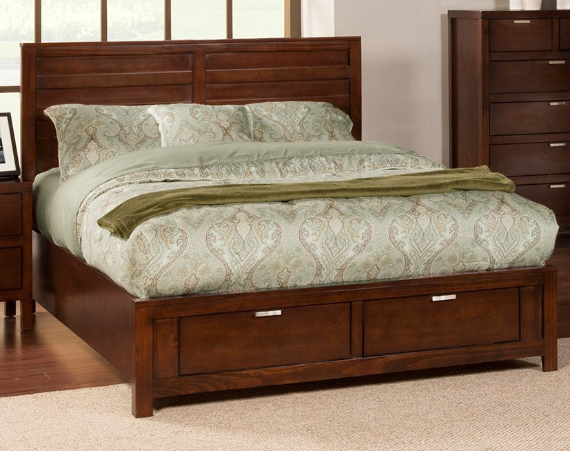 Carmel 2 Drawer Nightstand, Cappuccino