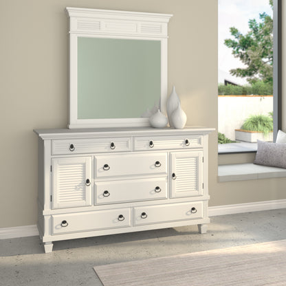 Winchester Mirror, White