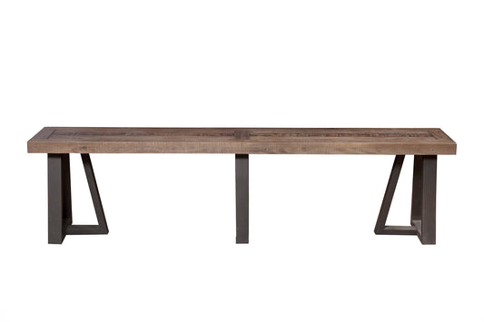 Prairie Dining Bench, Natural/Black
