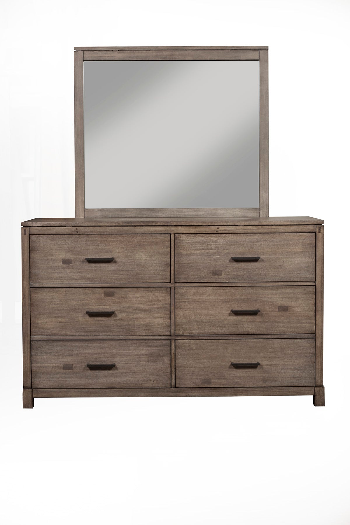 Sydney 6 Drawer Dresser, Weathered Grey
