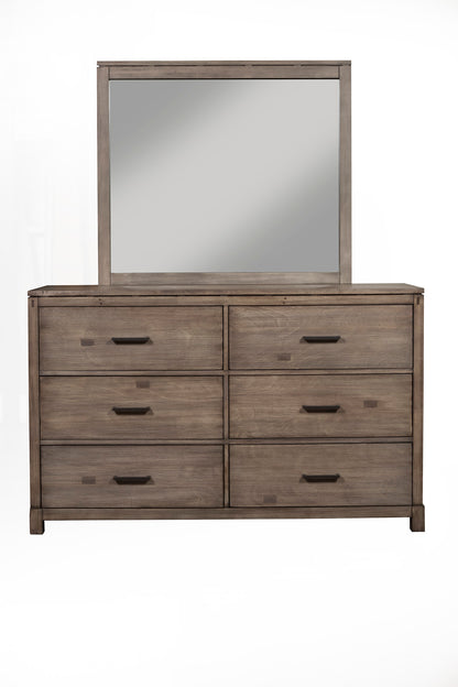 Sydney 6 Drawer Dresser, Weathered Grey