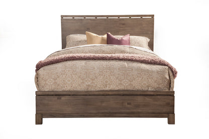 Sydney California King Panel Bed, Weathered Grey