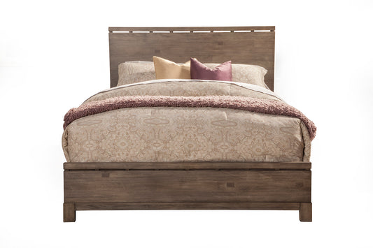 Sydney Full Size Panel Bed, Weathered Grey