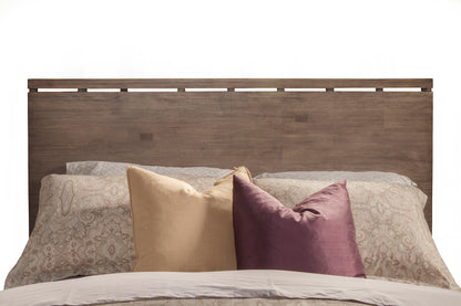 Sydney California King Panel Bed, Weathered Grey