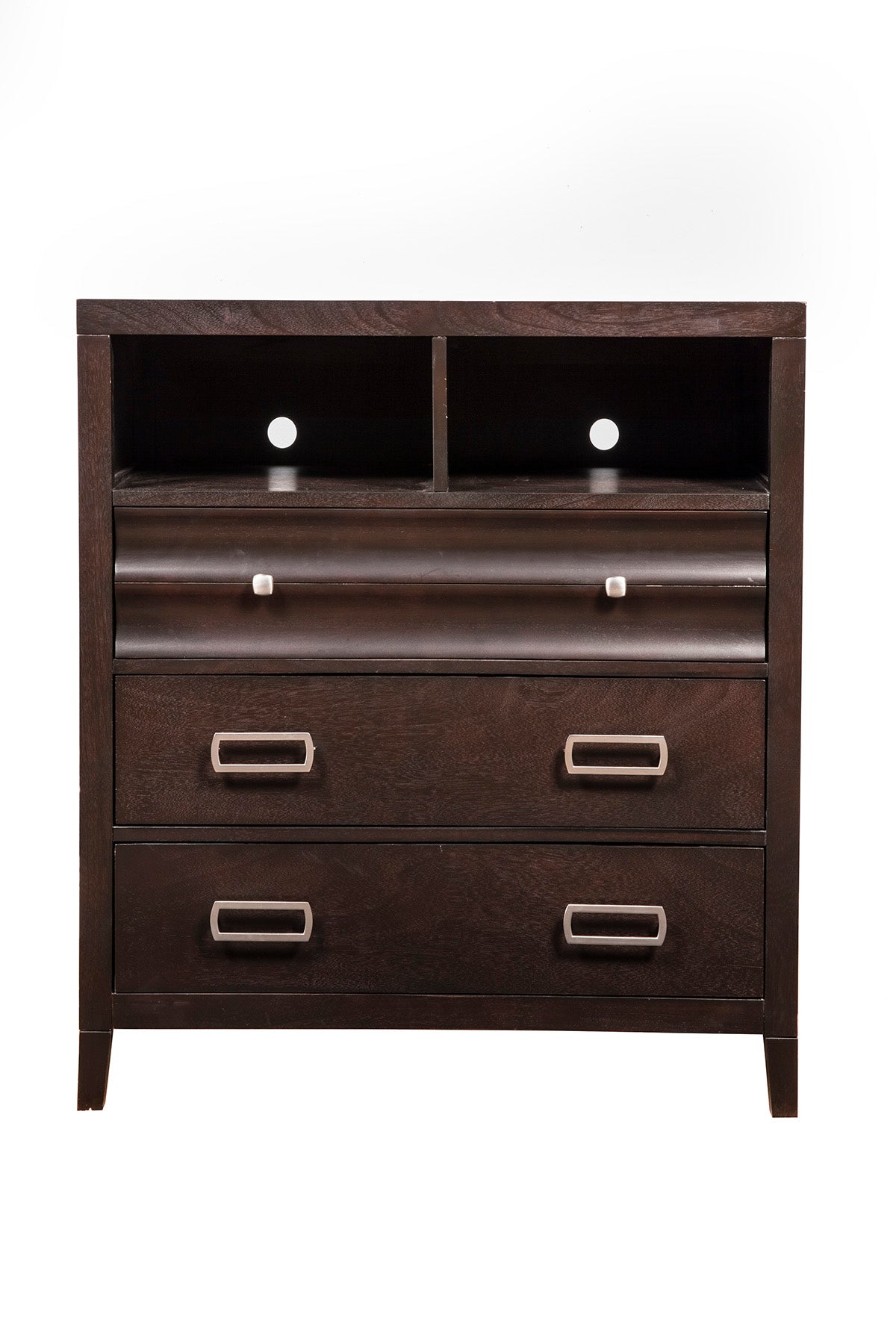 Legacy 3 Drawer TV Media Chest, Black Cherry
