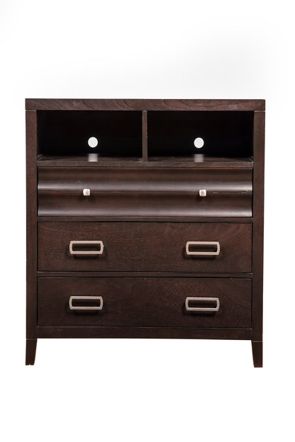 Legacy 3 Drawer TV Media Chest, Black Cherry
