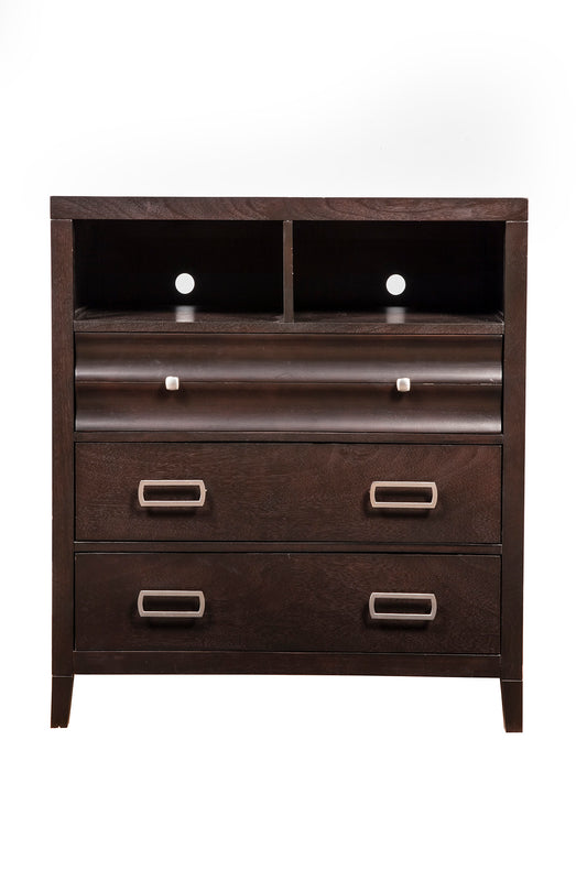 Legacy 3 Drawer TV Media Chest, Black Cherry