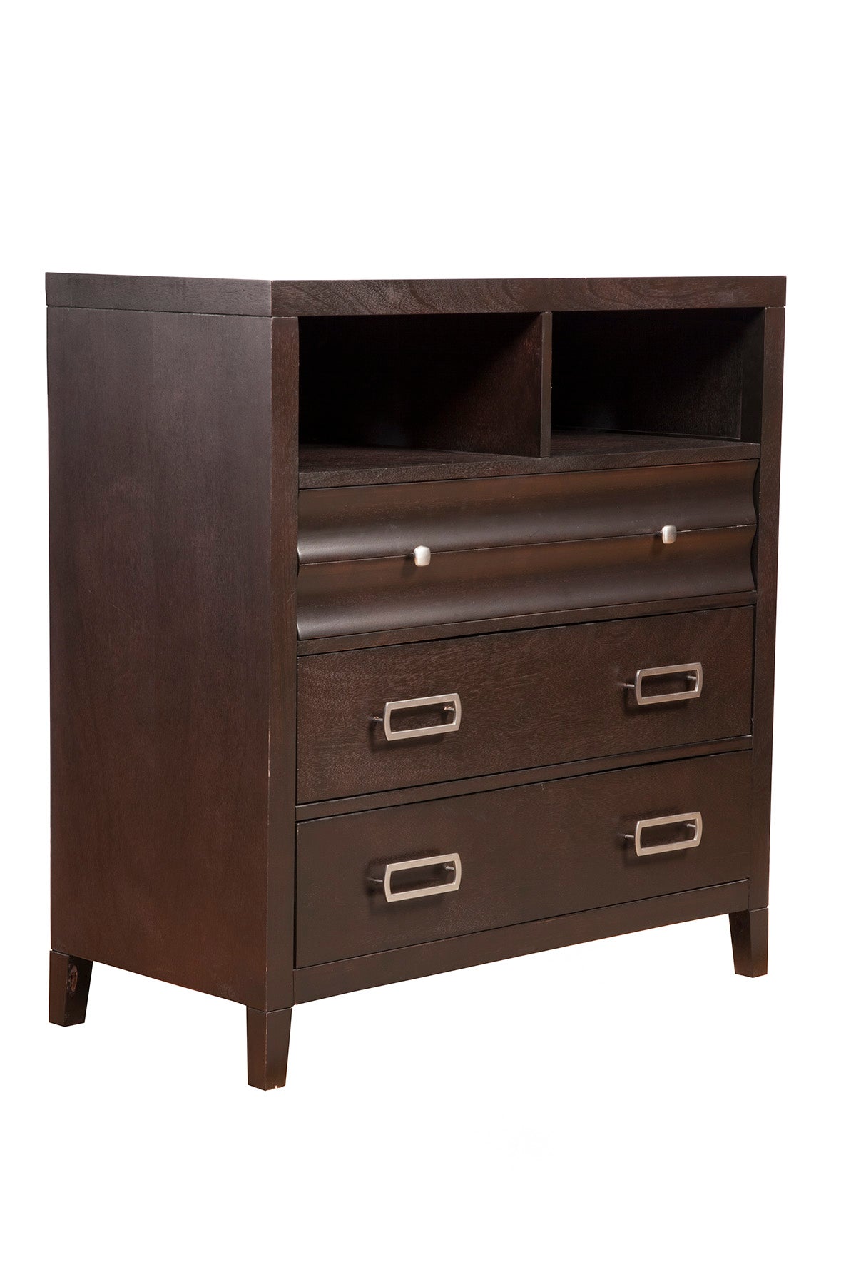 Legacy 3 Drawer TV Media Chest, Black Cherry
