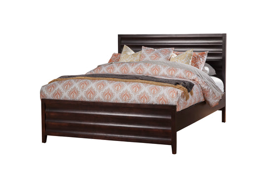Legacy Queen Storage Bed w/2 Drawers, Black Cherry