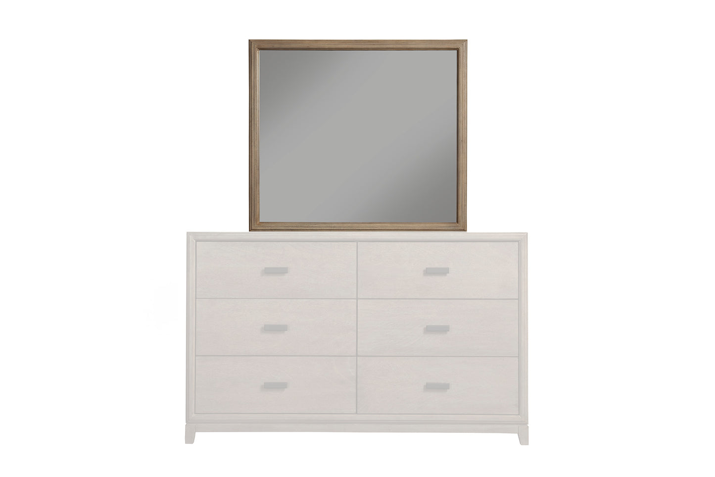 Camilla Mirror, Antique Grey