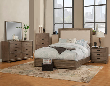 Camilla 5 Drawer Chest, Antique Grey