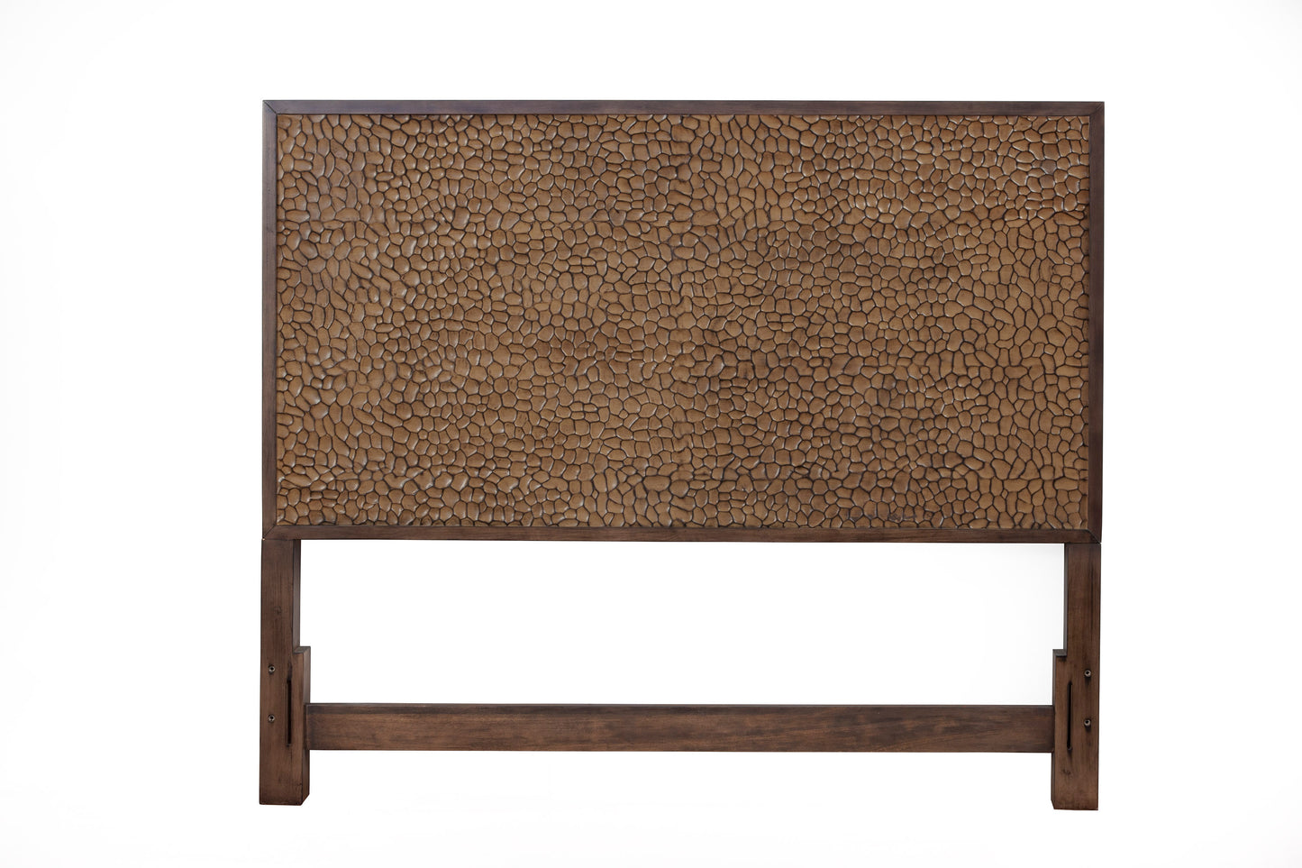 Brown Pearl Queen Headboard, Brown Bronze