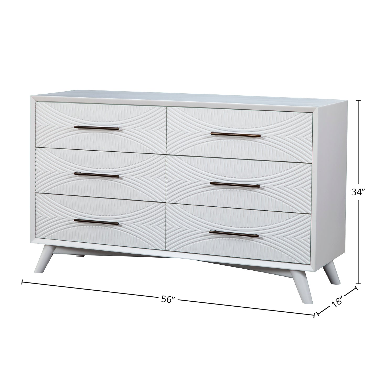 Tranquility Queen Panel Bed, White