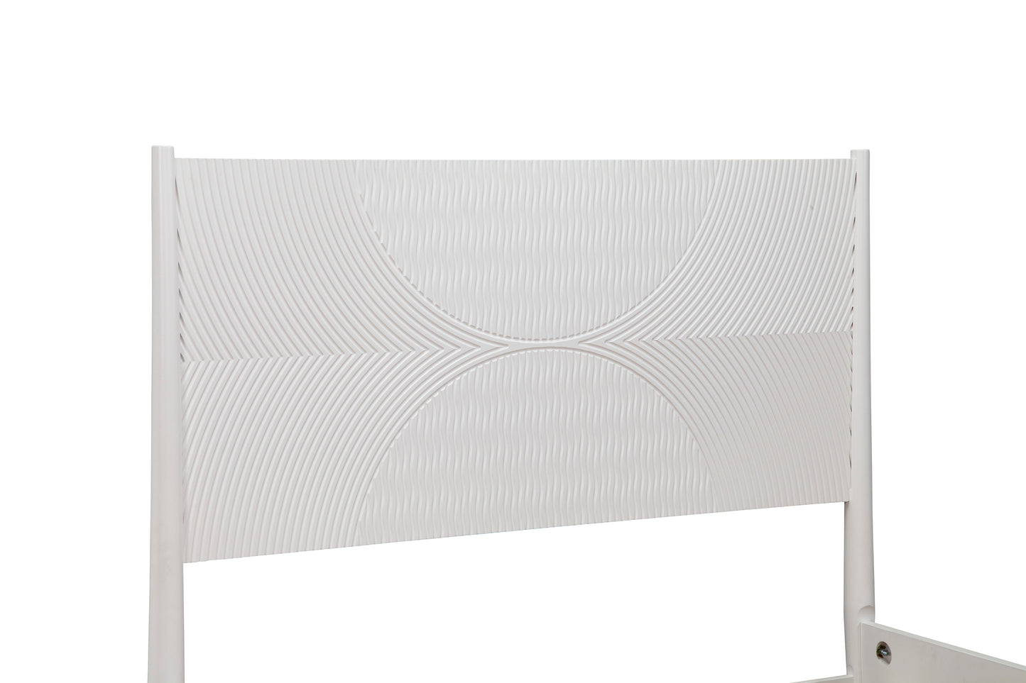 Tranquility California King Panel Bed, White